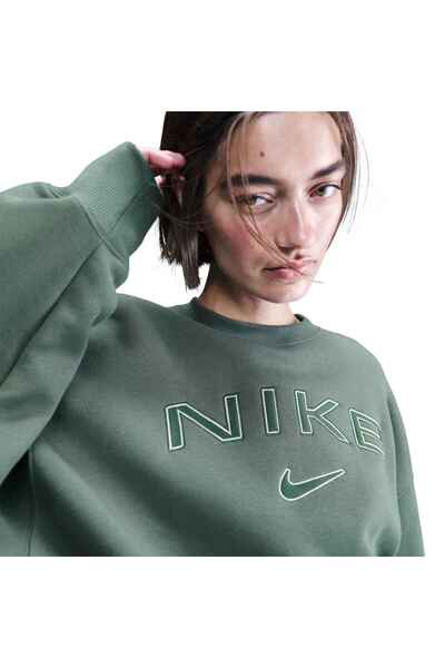 Nike Sportswear Phoenix Fleece Women's Over-Oversized Crew-Neck Logo Sweatshirt