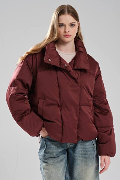 tw3 Women's Waterproof Fabric Goose down Filled Design Coat