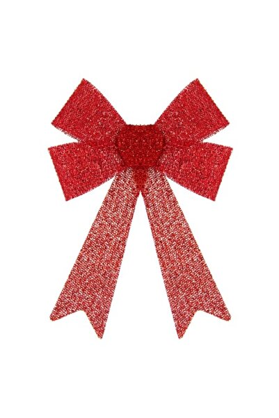 OEM Glossy Red Christmas Bow, 32 cm