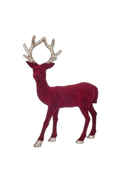 OEM Ren decorativ de Crăciun violet, 32 cm