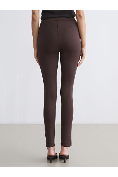 LC Waikiki Brown Slim Fit Women's Leggings Pants