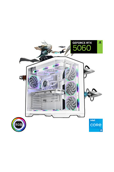 güneysu intel i5 14400f 16GB 500Gb SSD RTX 5060 Oyuncu Bilgisayarı