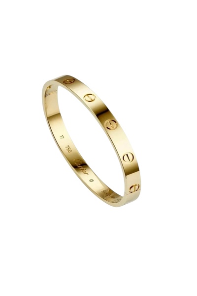 neslyaccessories سوار معصم من الفولاذ CRT عالي الجودة مطبوع عليه علامة تجارية ذهبية اللون 750