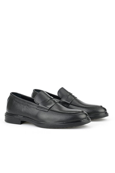 Ziya , Men's Genuine Leather Shoes 1531007Z9254 Black