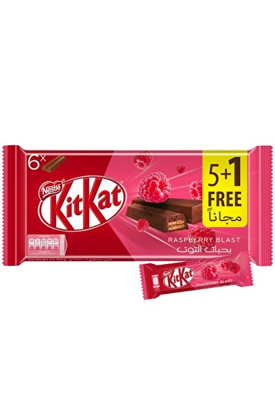 Nestle كيت كات راسبيري بلاست شوكولاتة ويفر، 19.5 غرام × 5+1