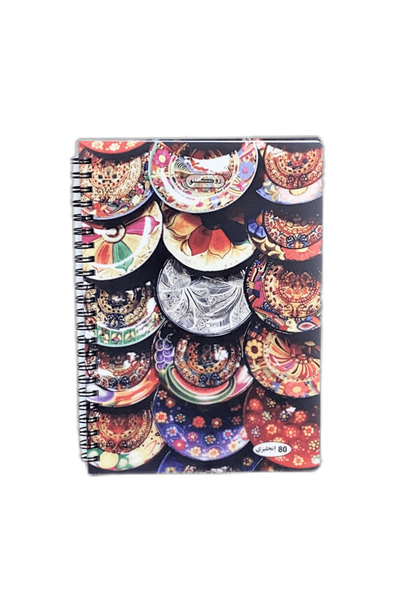 Roco دفتر ملاحظات إنجليزي متعدد الأغلفة، A5، 80 ورقة