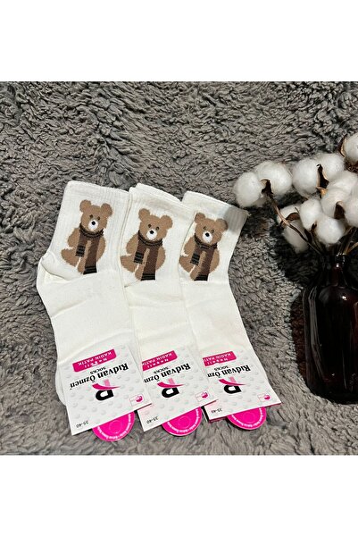 RIDVAN AYICIK DESENLİ KOLEJ ÇORAP 3 LÜ