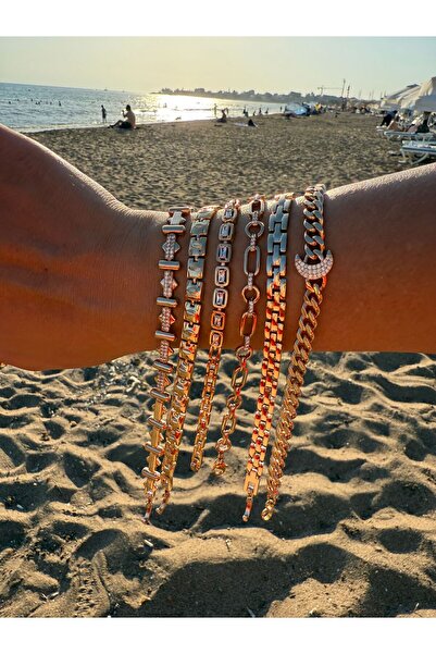 stainless steell Rose Gold VIP Bileklik