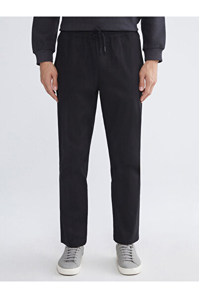 LC Waikiki Black Basic Men's Sweatpants