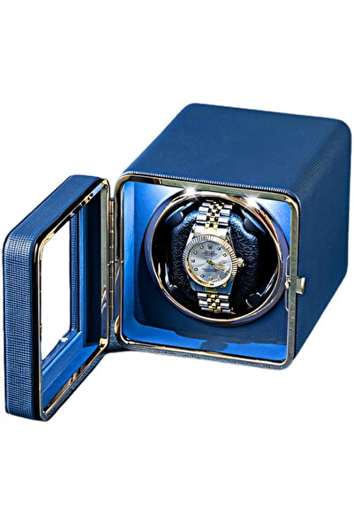 AVA-STARS Automatic watch winder box, Luxury 1, Ava-Stars®, LED interior, leather