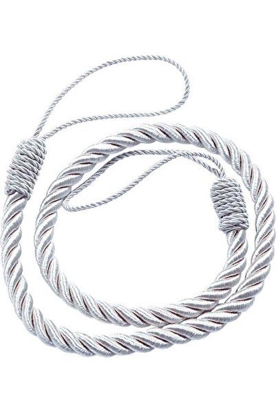 Generic Curtain Buckle Tieback Drape Holder Grey