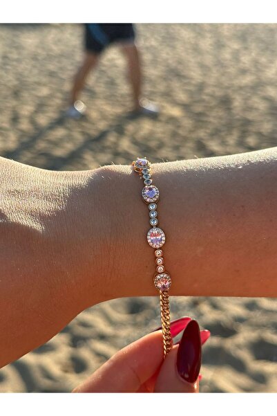 stainless steell Rose Gold VIP Bileklik