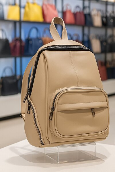 Newish Polo Donna Backpack-Washed Faux Leather