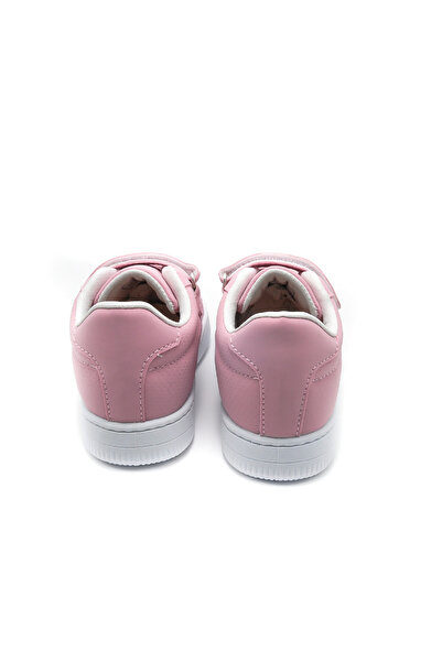 KU&PA SHOES Burber Pink Suede Kids Unisex Sneaker Casual Sports Shoes Lace-Up Velcro Kp-5002