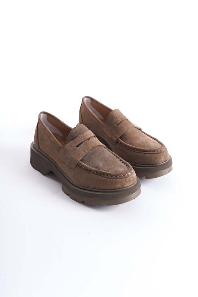 luuq shoes Cariel Genuine Leather Suede Women's Loafer Shoes