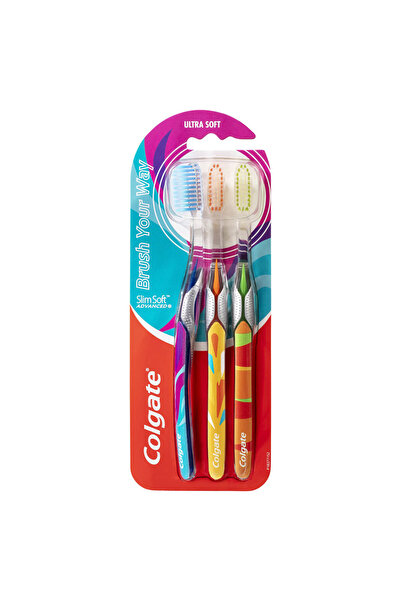 Colgate Toothbrush Slim Soft, 3pic