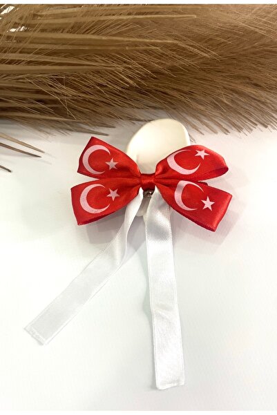 JustGAF Red - White April 23Rd Bayram Brooch