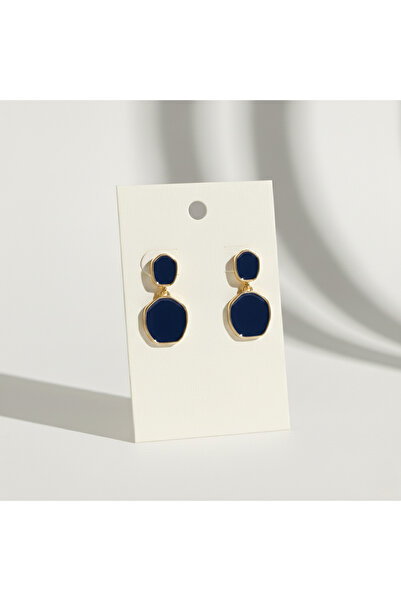 Candy Nuveria Mineli Sallantılı Altın Kaplama Küpe