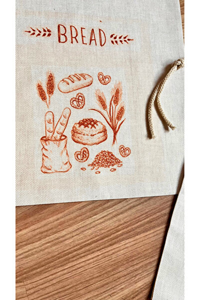Kalemlik Dünyası Bread Bag Large Size 1.Quality Imported Fabric Volkbag