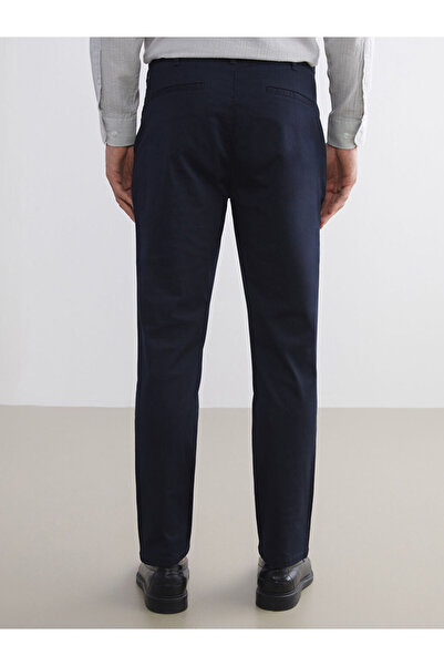 LC Waikiki Navy Blue Slim Fit Men's Chino Trousers