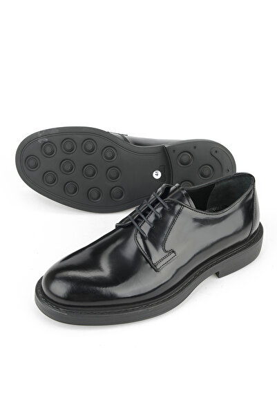 Ziya , Men's Genuine Leather Shoes 15350Z2299 Black