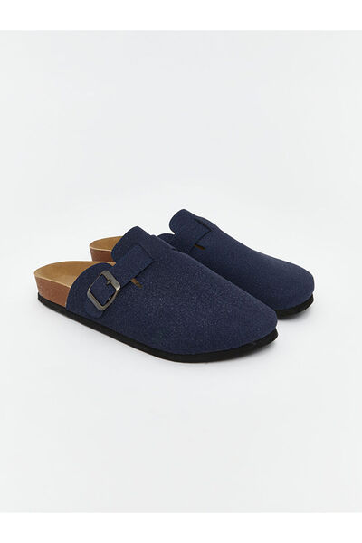 LC Waikiki Ανδρικές παντόφλες με εμφάνιση ναυτικού μπλε σουέντ