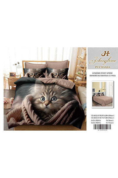 FIONNA.RO Lenjerie De Pat Finet Premium - Ochisori De Pisicuta