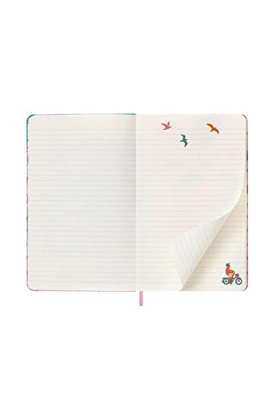 Moleskine Limited Edition Sakura Striped Notebook 13X21 Bicycle
