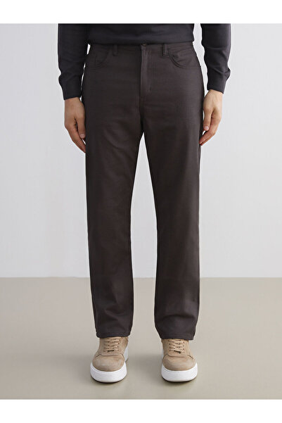 LC Waikiki Brown Standard Fit Men's Trousers