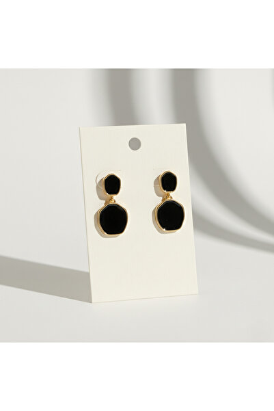 Candy Nuveria Mineli Sallantılı Altın Kaplama Küpe