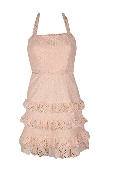 Naf Naf Brenda Light Pink Dress - S, Pink