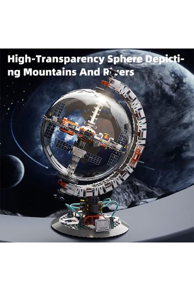 Cici Oyuncak JAKİ Space Station Building Blocks Set Uzay Temalı Küre Bloklar Yapı Birleştirme