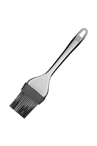 OEM Anthracite silicone brush with transparent handle, 22 cm