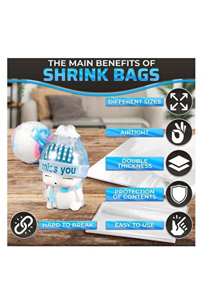 Generic 300Pcs Heat Shrink Wrap Bags, 3 Sizes Clear Bag Bath Bomb Supplies Soap Shrink Wrap Bags for DIY, Ja