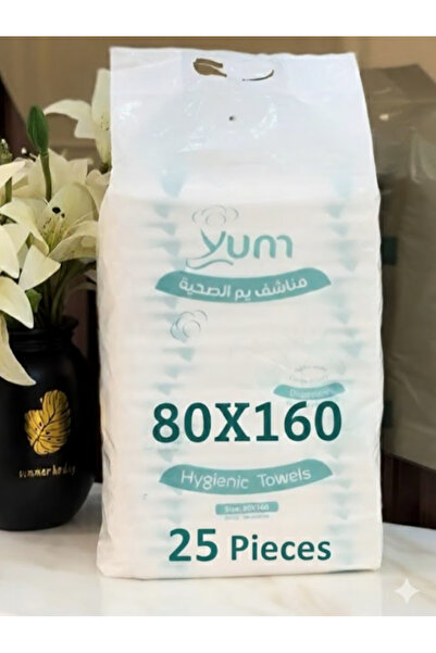 LUQU BABY ناشف يم مقاس 80*160 عبوة مكونة من 25 حبة للاستخدام الواحد مناسبة لل...