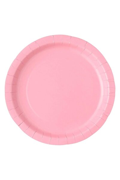 OEM Pink Cardboard Plates 23cm - 10pcs