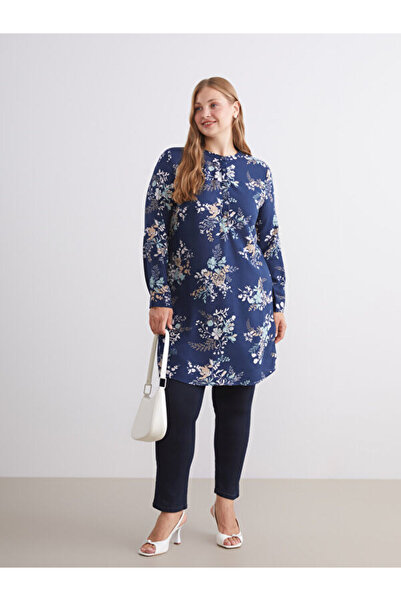 LC Waikiki Judge Collar Patterned Women's Tunic