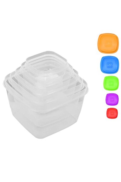 OEM Set of transparent food containers (various sizes) - 5 pcs