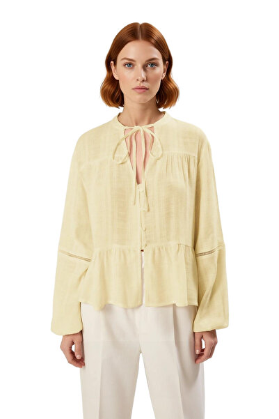 PayBuy Women's Open V-Neck Lace Boho Shirt Functional Durable Quality Comfortable Aesthetic Stylish