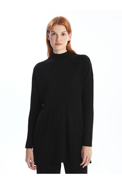 LC Waikiki Stand Collar Women's Knitwear Tunic