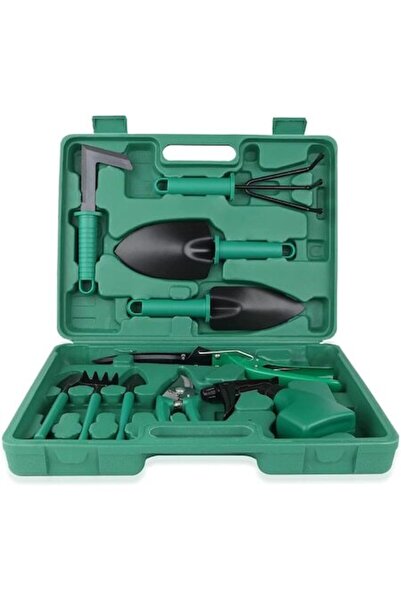OEM Garden tool accessory set, 11 pieces, transport bag, stainless steel, premium quality, 37 x 28 cm, G