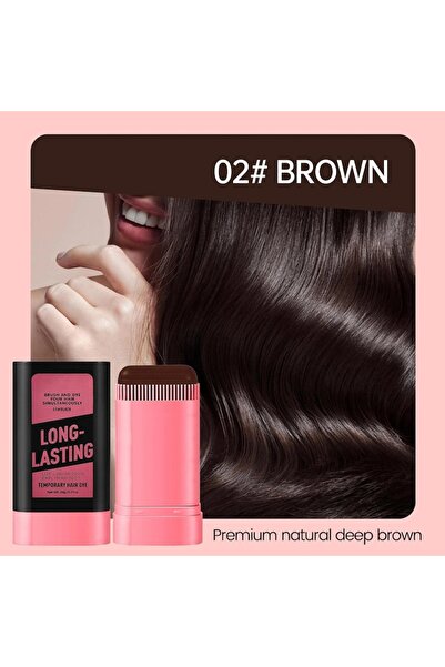 OEM Color Touch Temporary Color Stick – Instant Root & White Hair Cover, Dark Satin