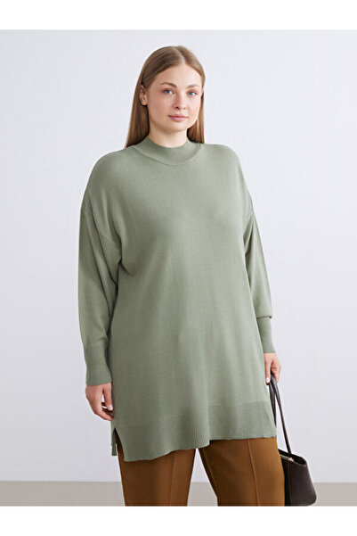 LC Waikiki Stand Collar Women's Knitwear Tunic