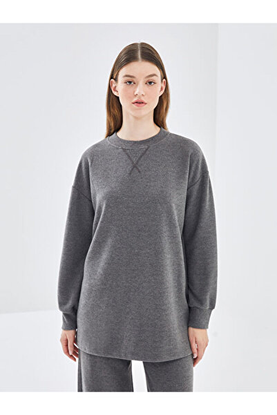 LC Waikiki Crew Neck Textured Women's Tunic