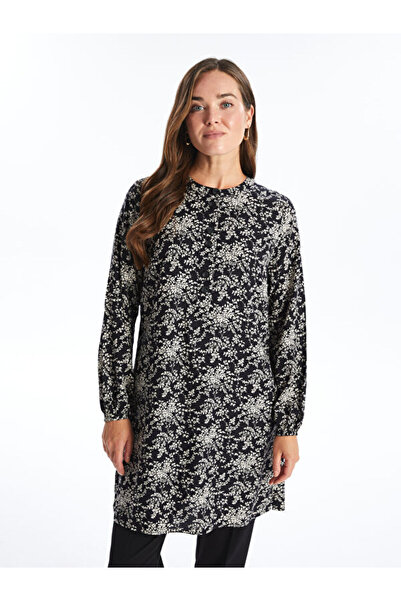 LC Waikiki Crew Neck Patterned Women's Tunic