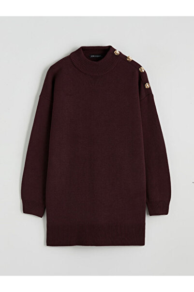 LC Waikiki Stand Collar Women's Knitwear Tunic