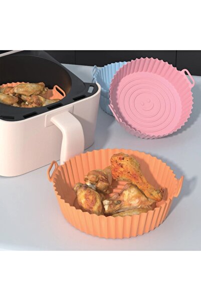 OEM Black Silicone Mold for Air Fryer Ø23x7cm