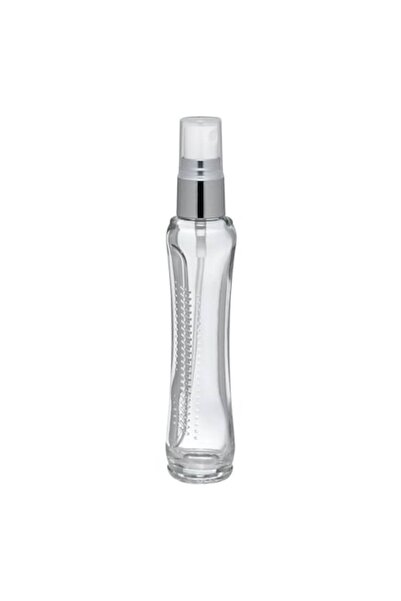 OEM Transparent Glass Oil Bottle with Spray and Plastic Cap 30ml