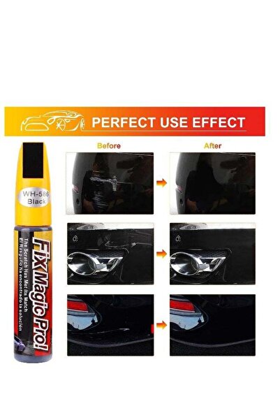 Generic Touch Up Paint for Cars, 4 Pcs Black Scratch Repair Pen