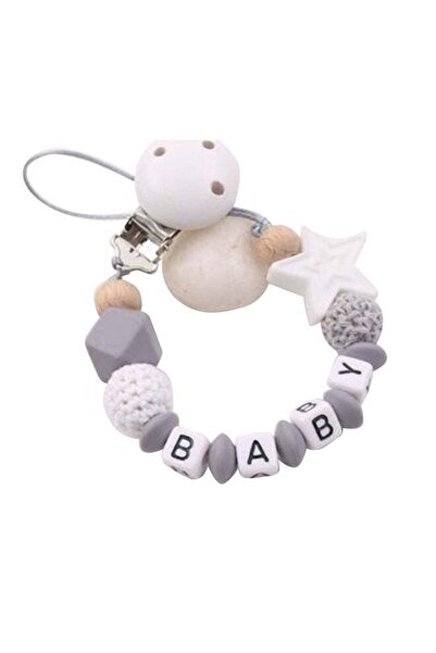 Generic مشبك مصاصة أطفال كرتوني ناعم من السيليكون الخالي من مادة BPA - سلسلة أنيقة متنوعة